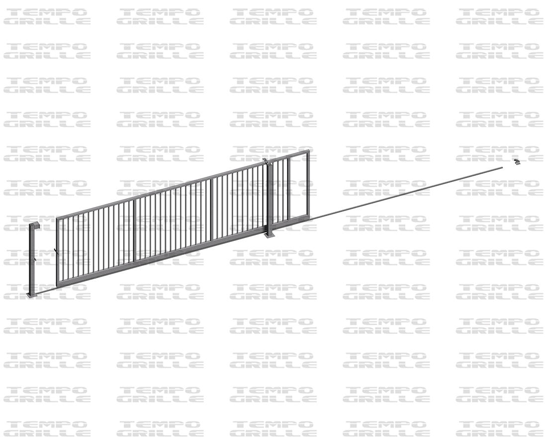 Clôture de chantier opaque HT 1M code article CMOPAQUE2x1BLANC