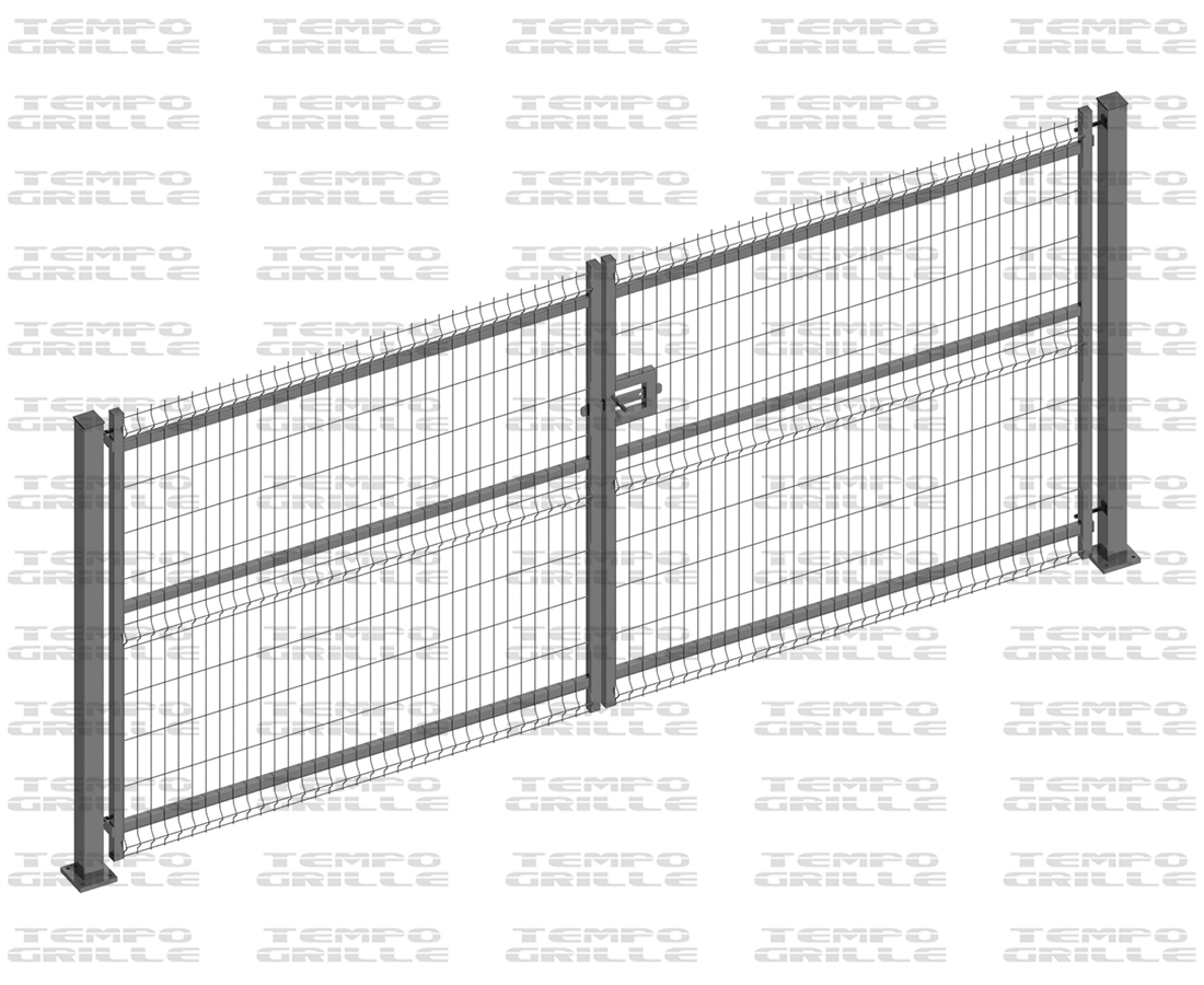 Clôture de chantier opaque HT 2M code article CMOPAQUE2x2BLANC