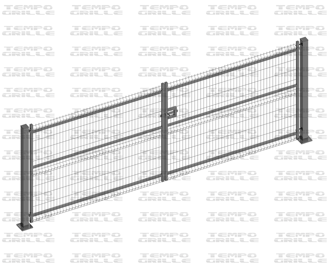 Clôture de chantier opaque HT 2M code article CMOPAQUE2x2BLANC