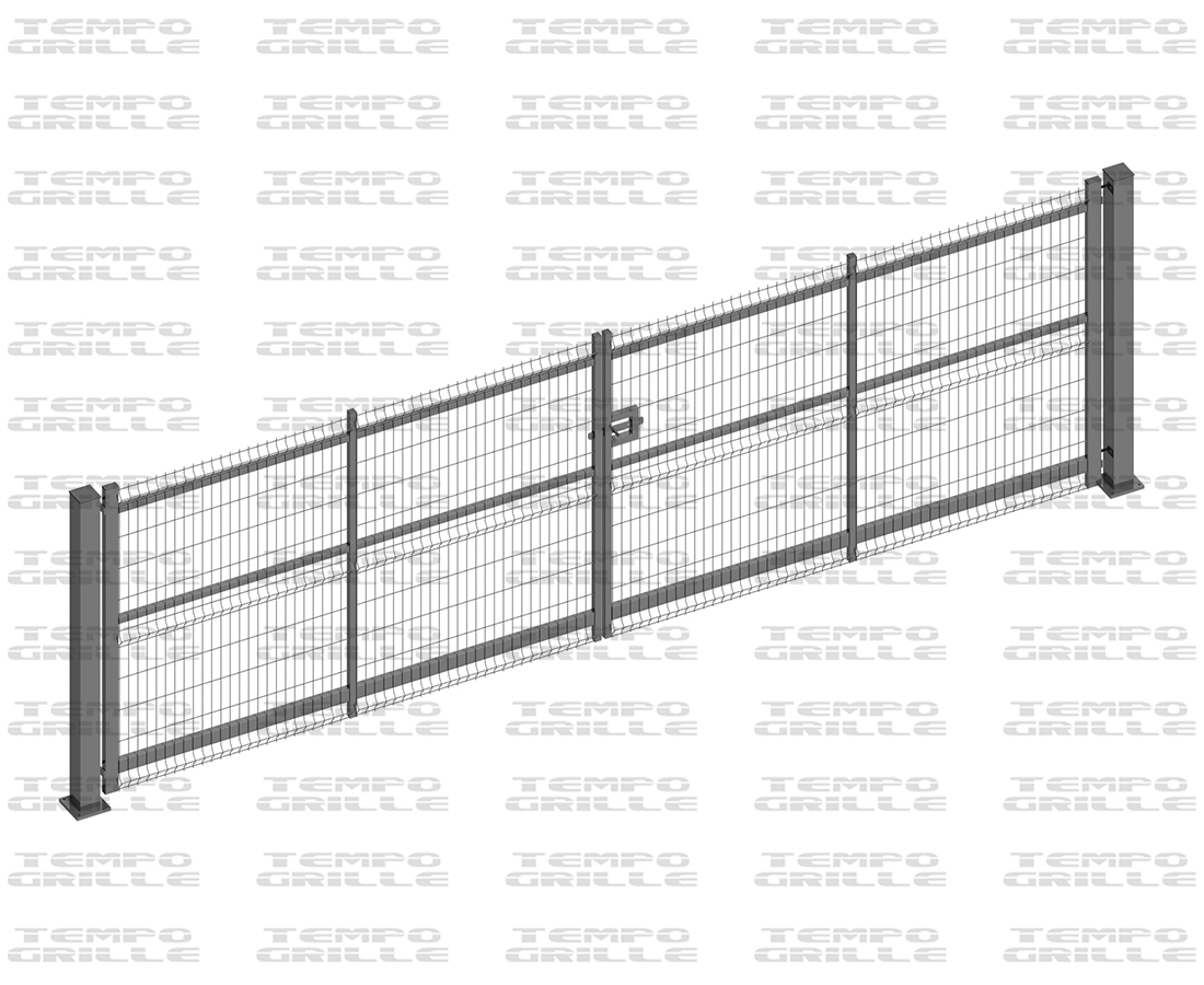 Clôture de chantier opaque HT 2M code article CMOPAQUE2x2BLANC