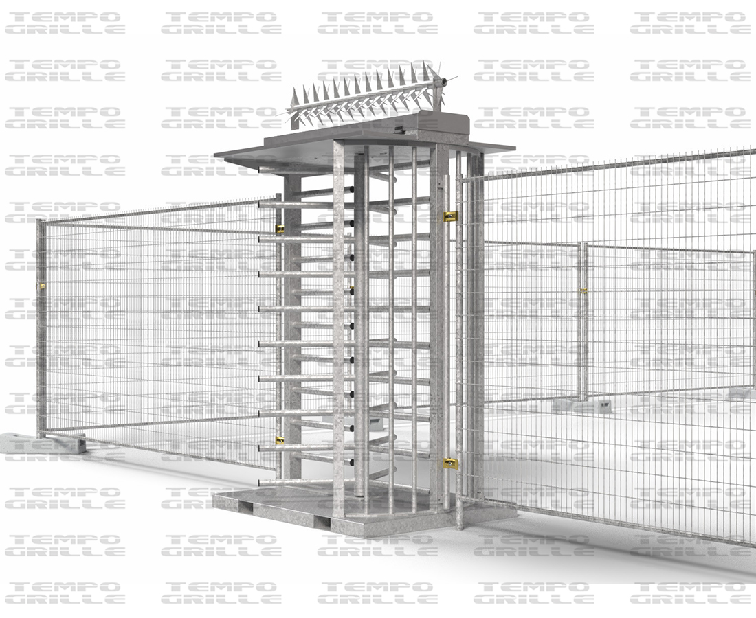 Tourniquet mécanique, galvanisation au trempé